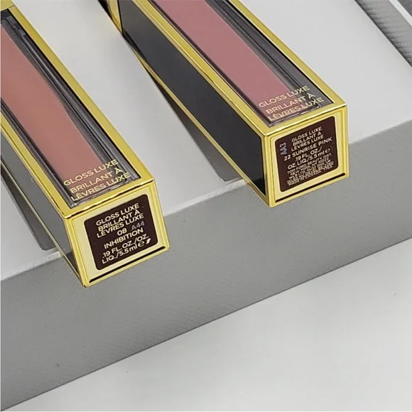 Tom Ford Lip Gloss Duo in Pink and Gold